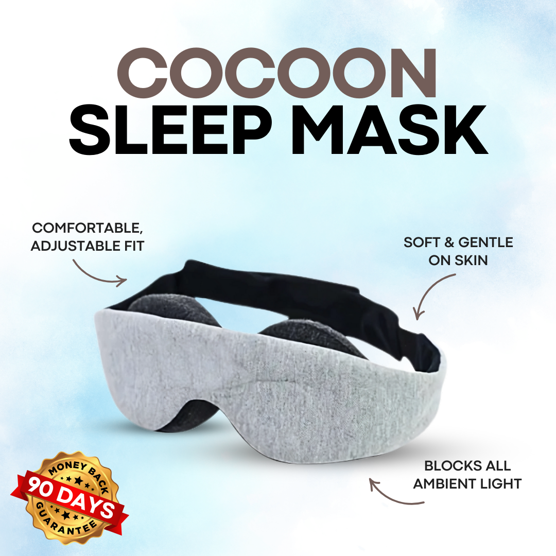 Comfort Kit: Free Eye Mask with Cocoon Travel Pillow