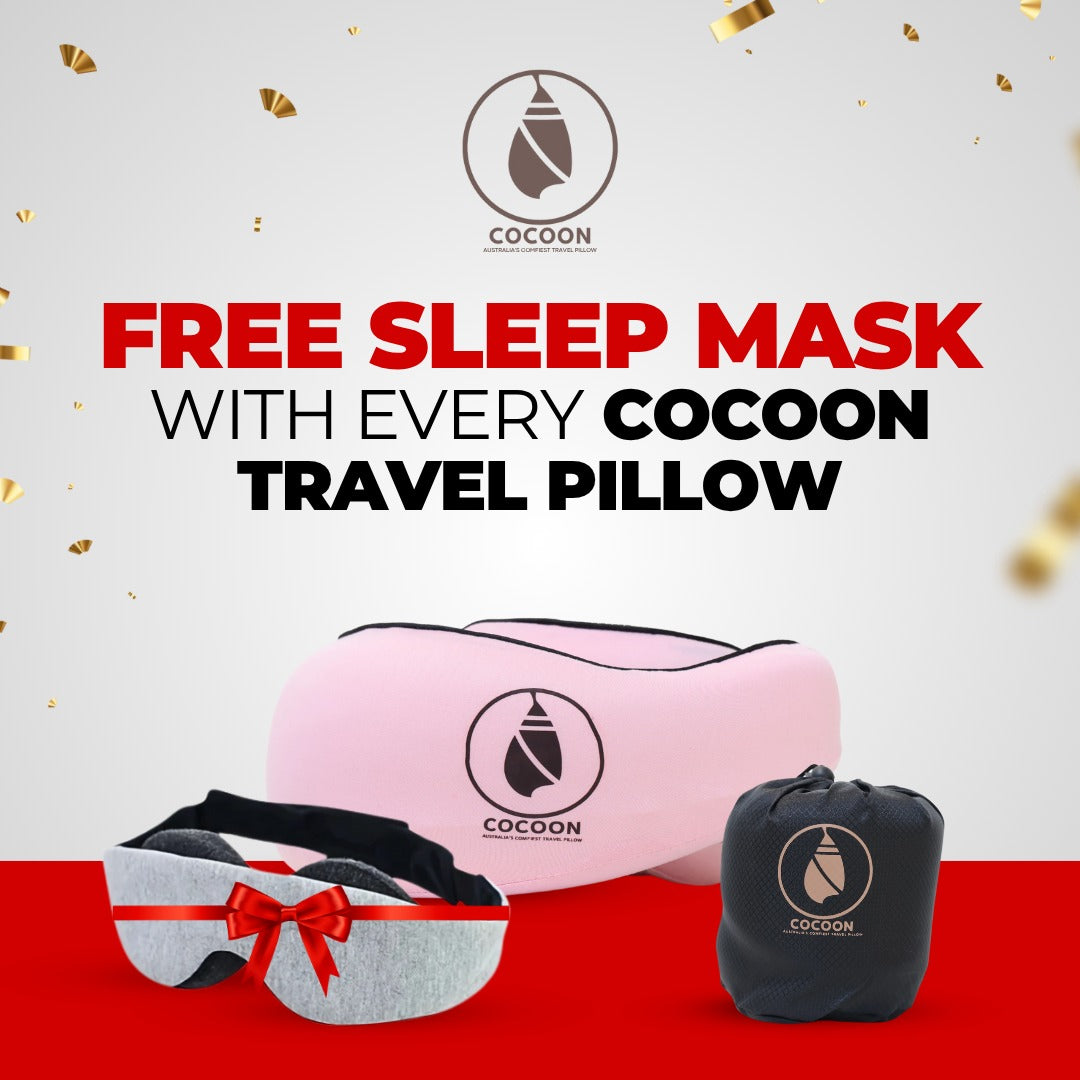 Comfort Kit: Free Sleep Mask with Cocoon Travel Pillow - Cocoon-Australia