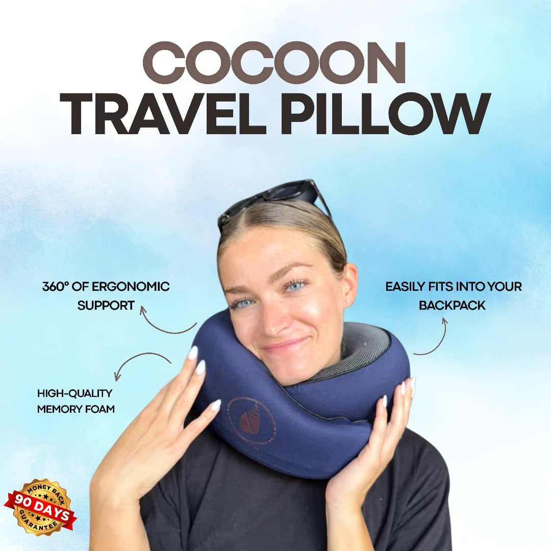 Comfort Kit: Free Eye Mask with Cocoon Travel Pillow