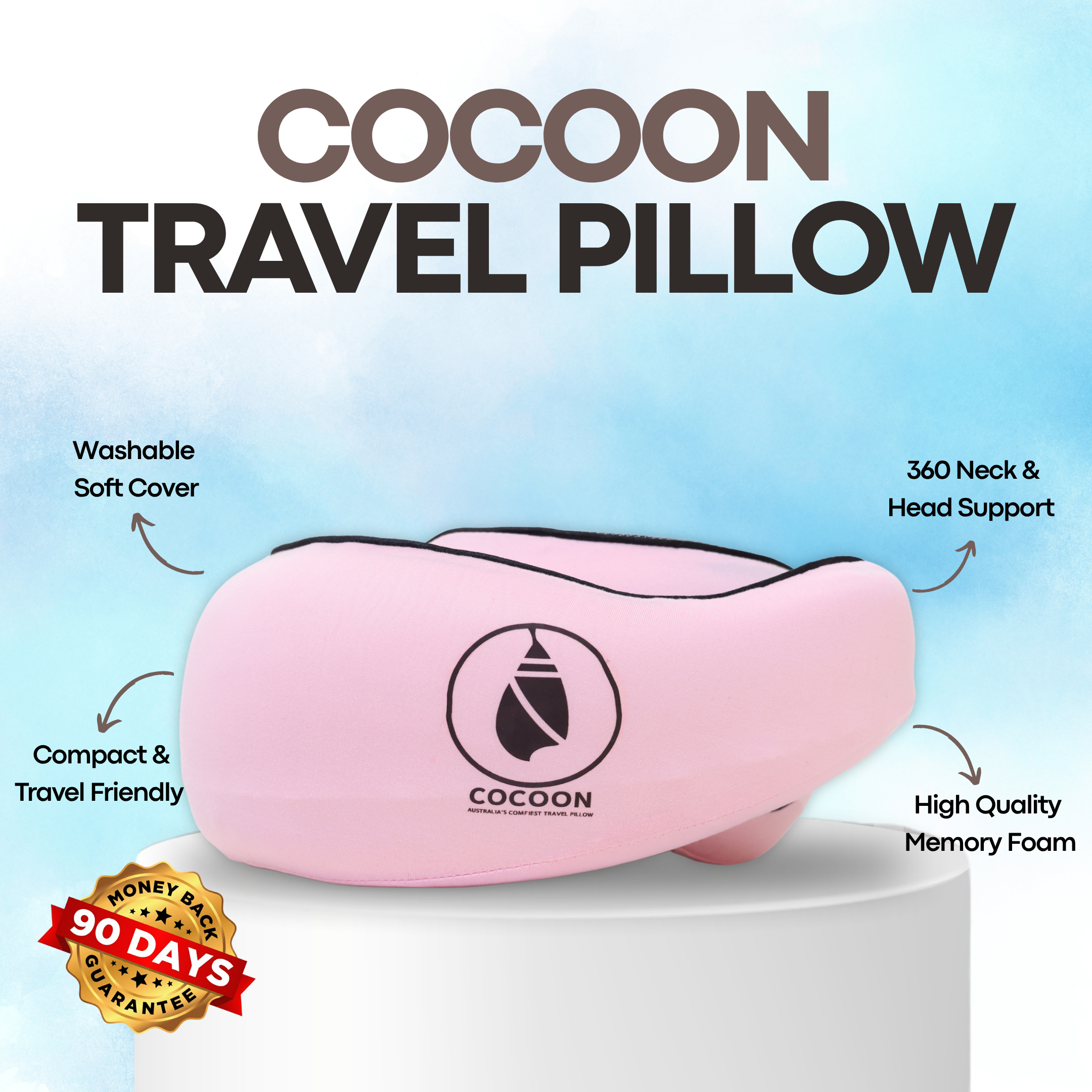FREE Eearplug With Cocoon Travel Pillow