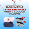 2 Free Eye Mask with 2 Cocoon Pillows