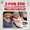 Travel in Comfort: Free Eye Mask with 2 Cocoon Pillows